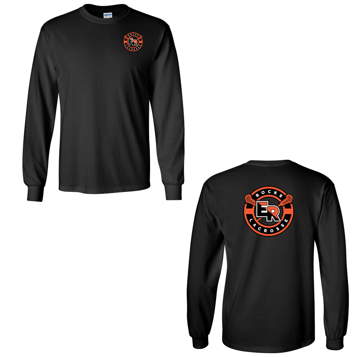 East Rockaway Rocks Lacrosse Ultra Cotton Long Sleeve Shirt