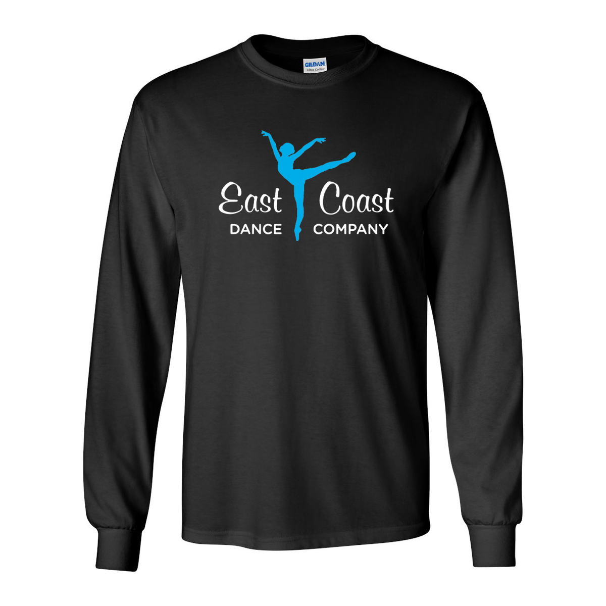 East Coast Dance Company Ultra Cotton Long Sleeve Shirt - YOUTH SIZES AVAILABLE