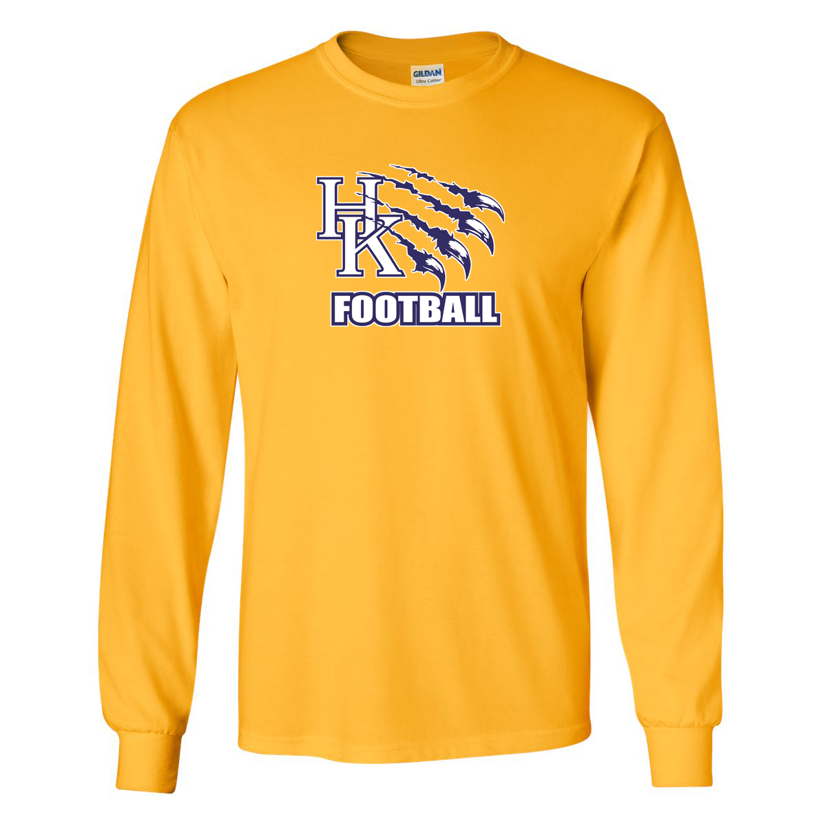 Haddam Killingworth Youth Football Ultra Cotton Long Sleeve Shirt