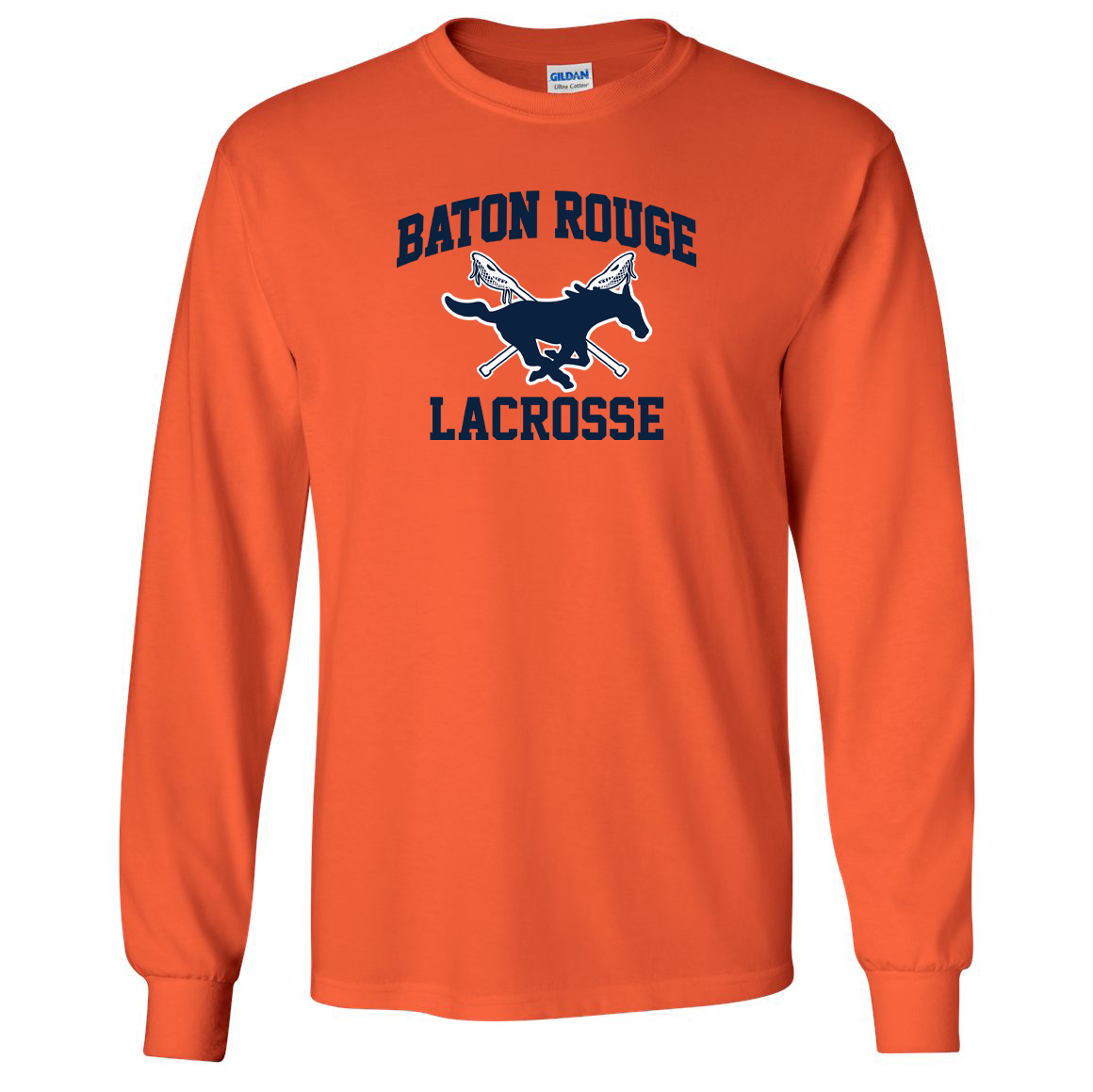 Baton Rouge Mustangs Lacrosse Ultra Cotton Long Sleeve Shirt