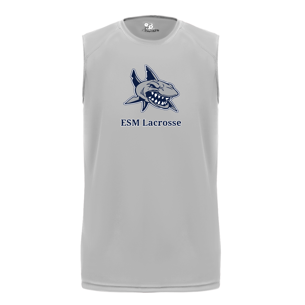 ESM Sharks Lacrosse B-Core Sleeveless Performance Tank