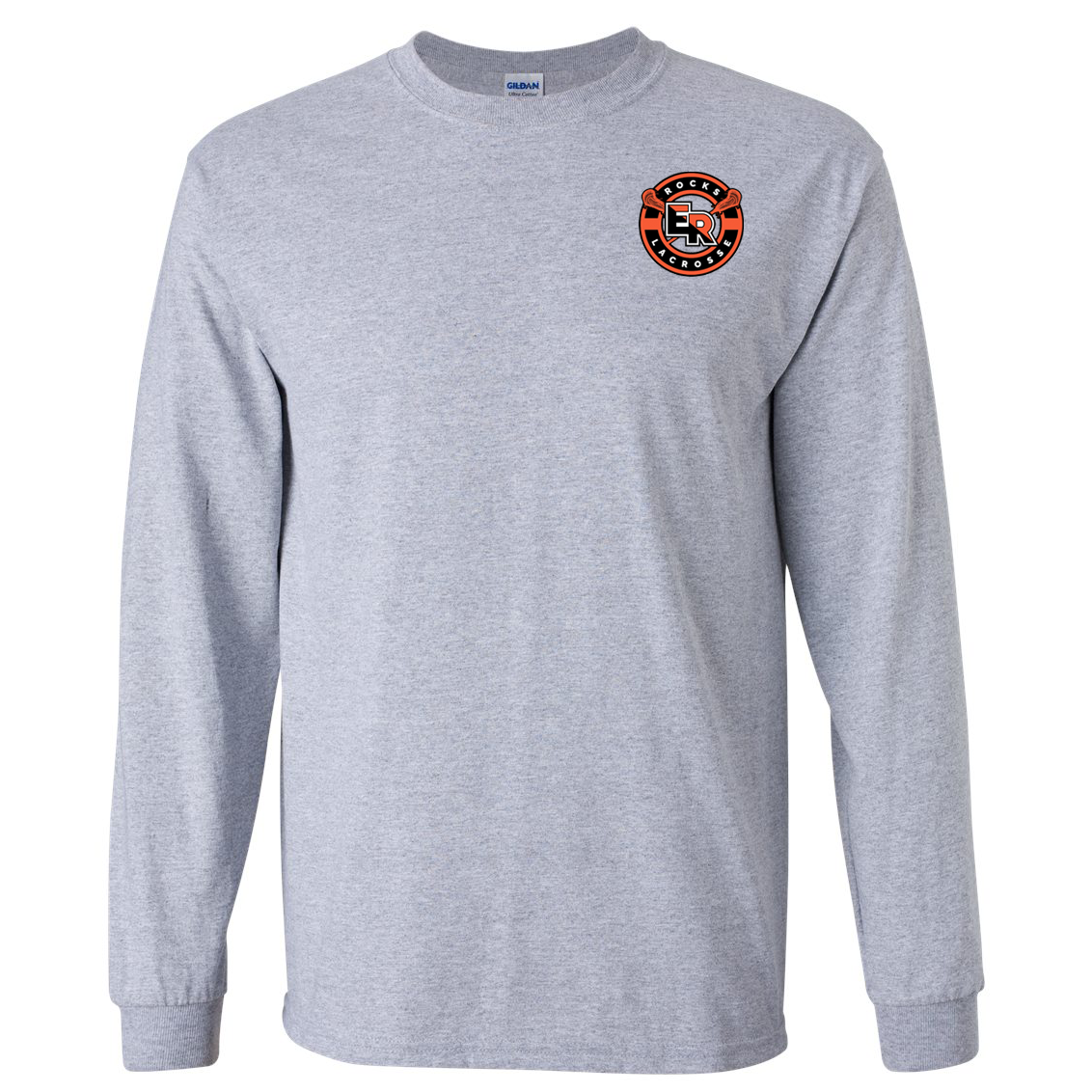 East Rockaway Rocks Lacrosse Ultra Cotton Long Sleeve Shirt