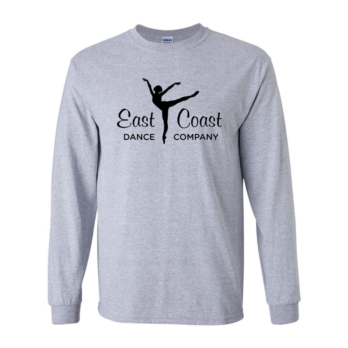 East Coast Dance Company Ultra Cotton Long Sleeve Shirt - YOUTH SIZES AVAILABLE