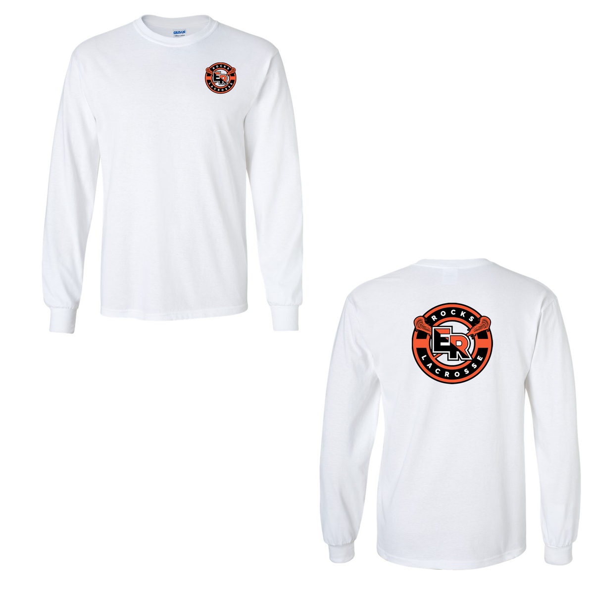 East Rockaway Rocks Lacrosse Ultra Cotton Long Sleeve Shirt