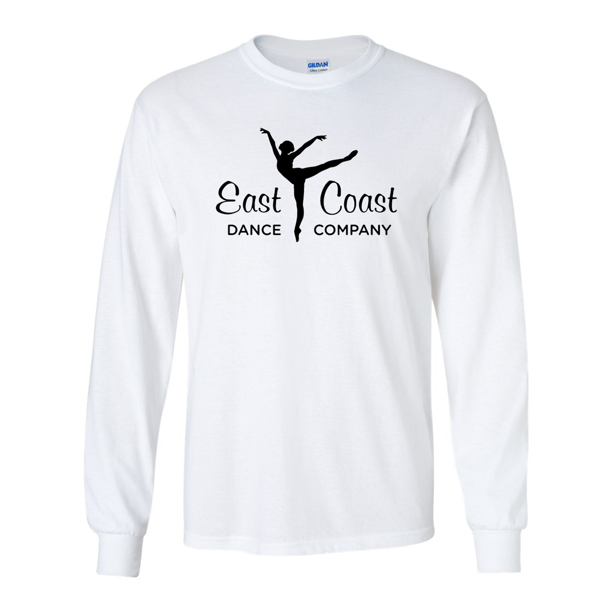 East Coast Dance Company Ultra Cotton Long Sleeve Shirt - YOUTH SIZES AVAILABLE