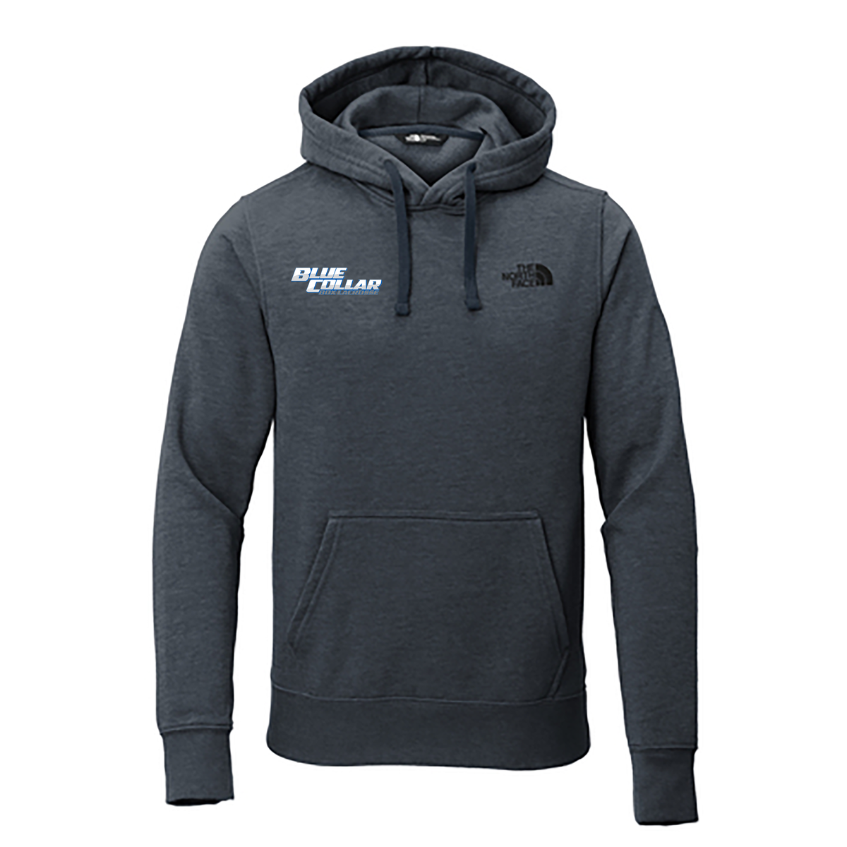 Blue Collar Box Lacrosse The North Face Chest Logo Hoodie