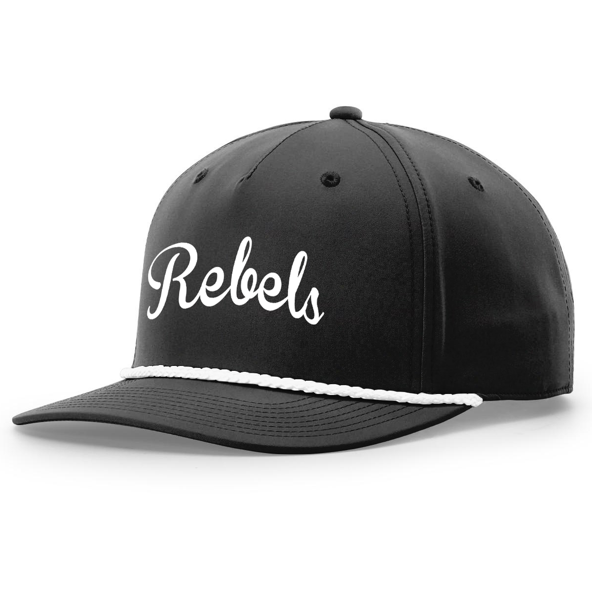 Rebels 2029 Black Classic Rope Cap