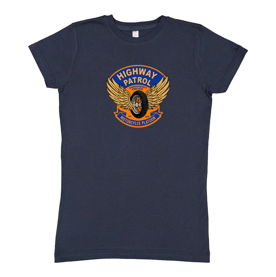 NCPD Motorcycle Unit Girls Fine Jersey Tee