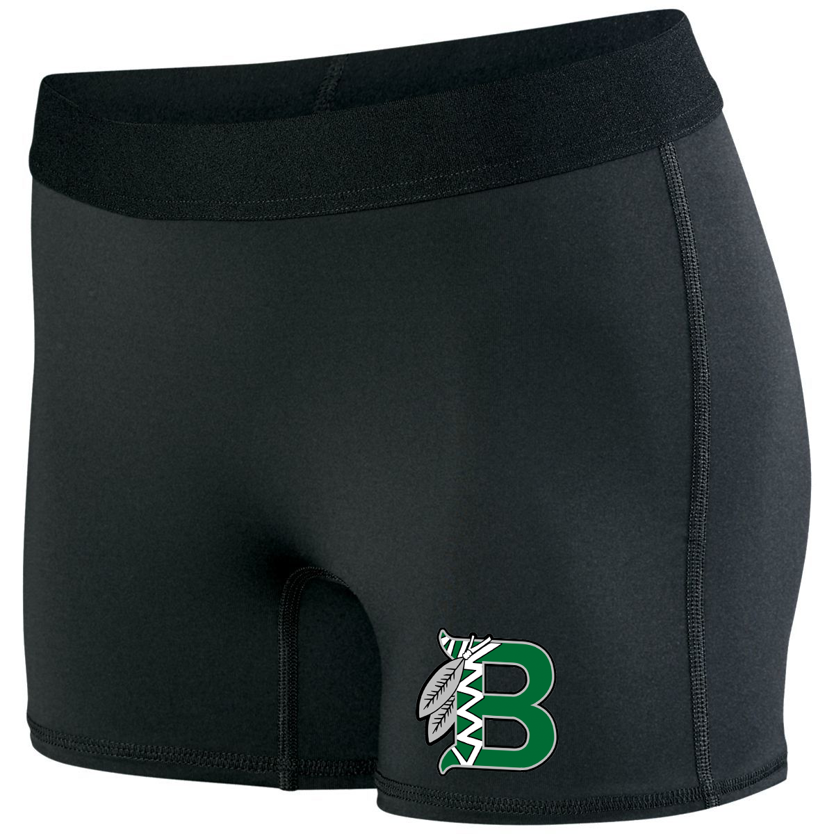 Brentwood HS Cheer Ladies Hyperform Fitted Shorts