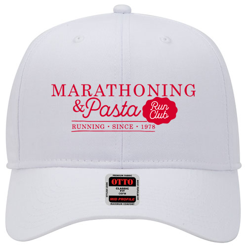 Marathoning and Pasta Club Cap