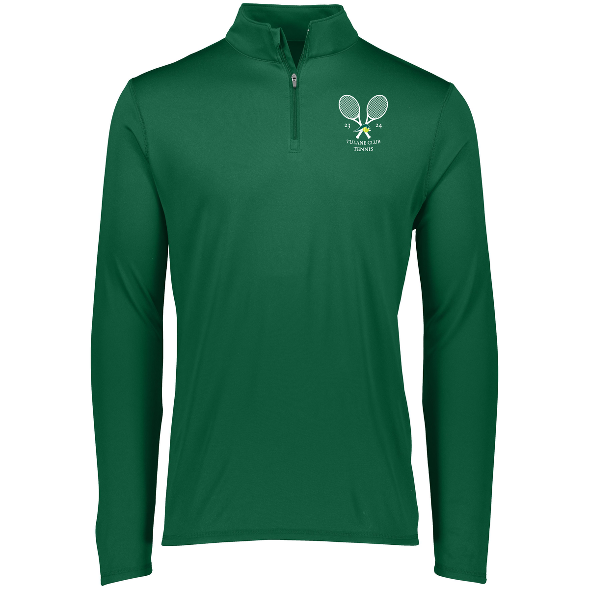 Tulane Club Tennis Wicking Quarter Zip