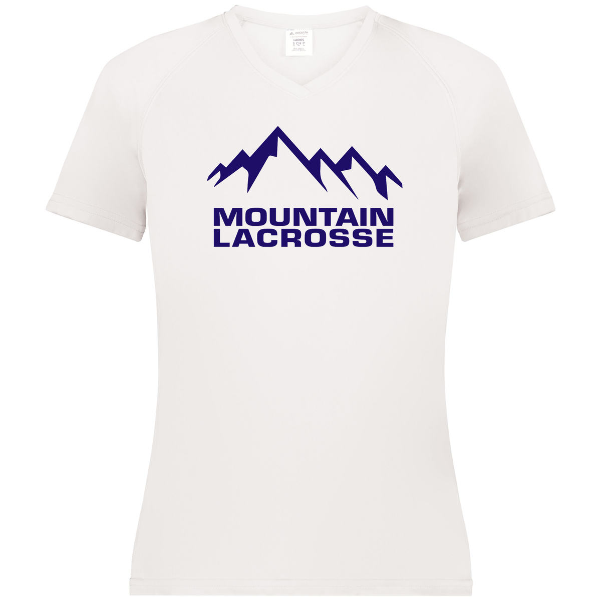 Mountain Lacrosse League Women's Attain Wicking V-Neck Raglan Sleeve Tee