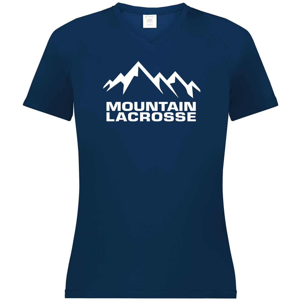 Mountain Lacrosse League Women's Attain Wicking V-Neck Raglan Sleeve Tee