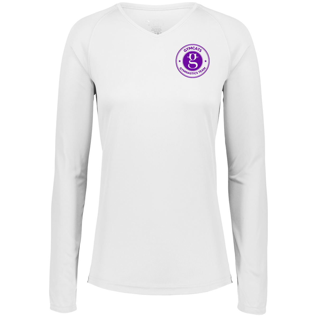 Gymcats Gymnastics Ladies Attain Wicking Long Sleeve Tee