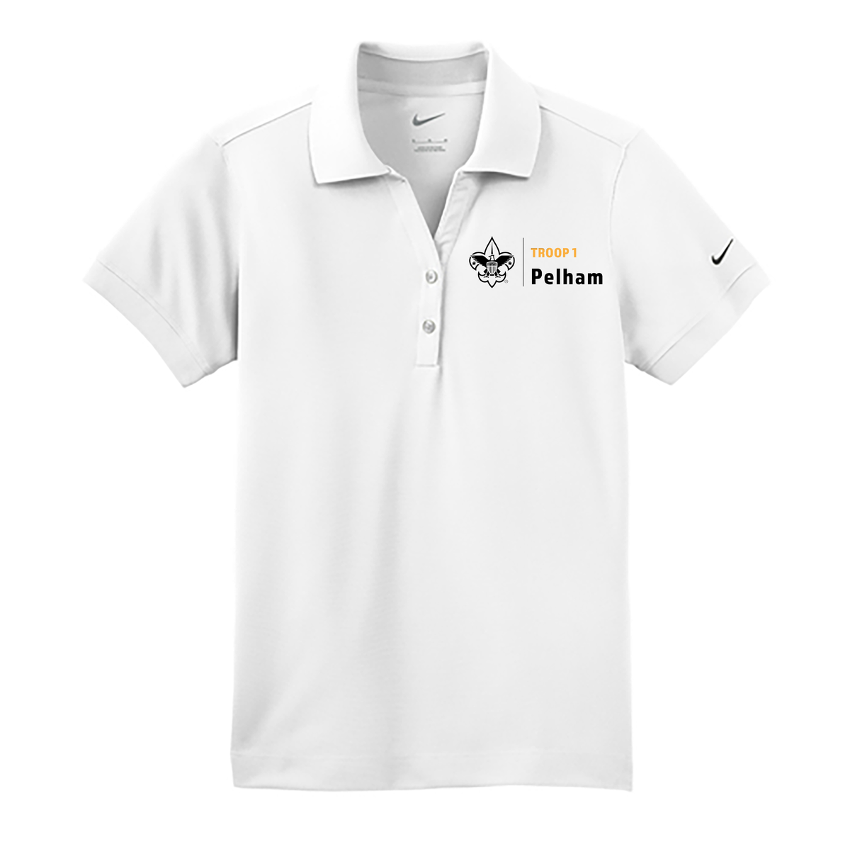 Pelham Troop 1 Nike Ladies Dri-FIT Classic Polo