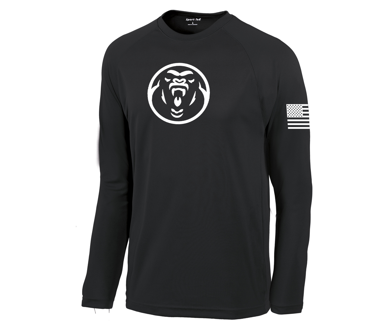 Crease Beast Lacrosse Dry-Zone Long Sleeve Raglan T-Shirt