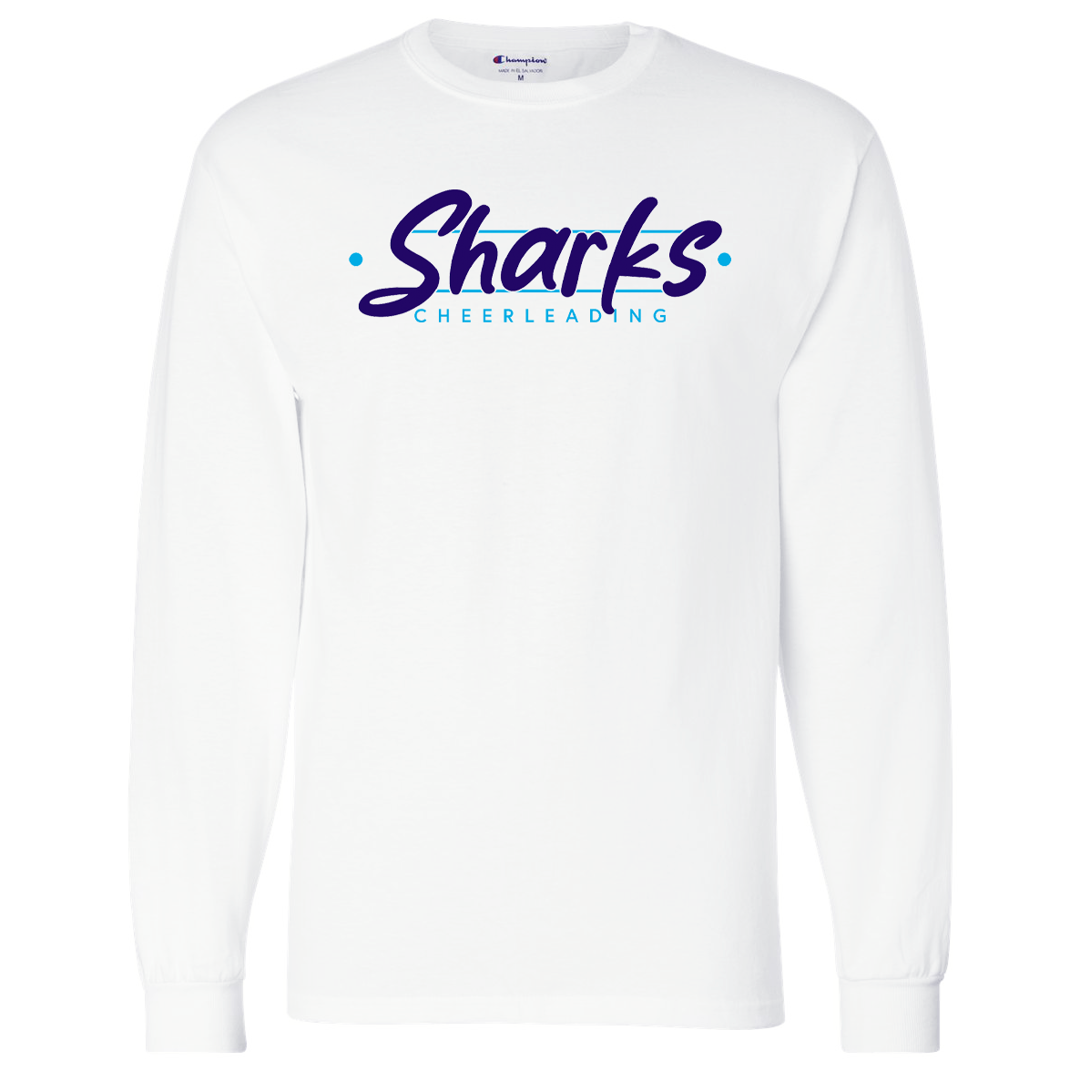 Sharks Cheerleading Champion Long Sleeve T-Shirt