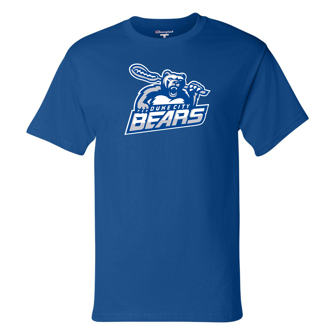 Duke City Bears Lacrosse Champion Short Sleeve T- Shirt