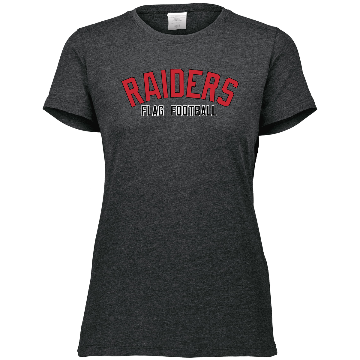 PM Raiders Flag Football Ladies Tri-Blend Tee