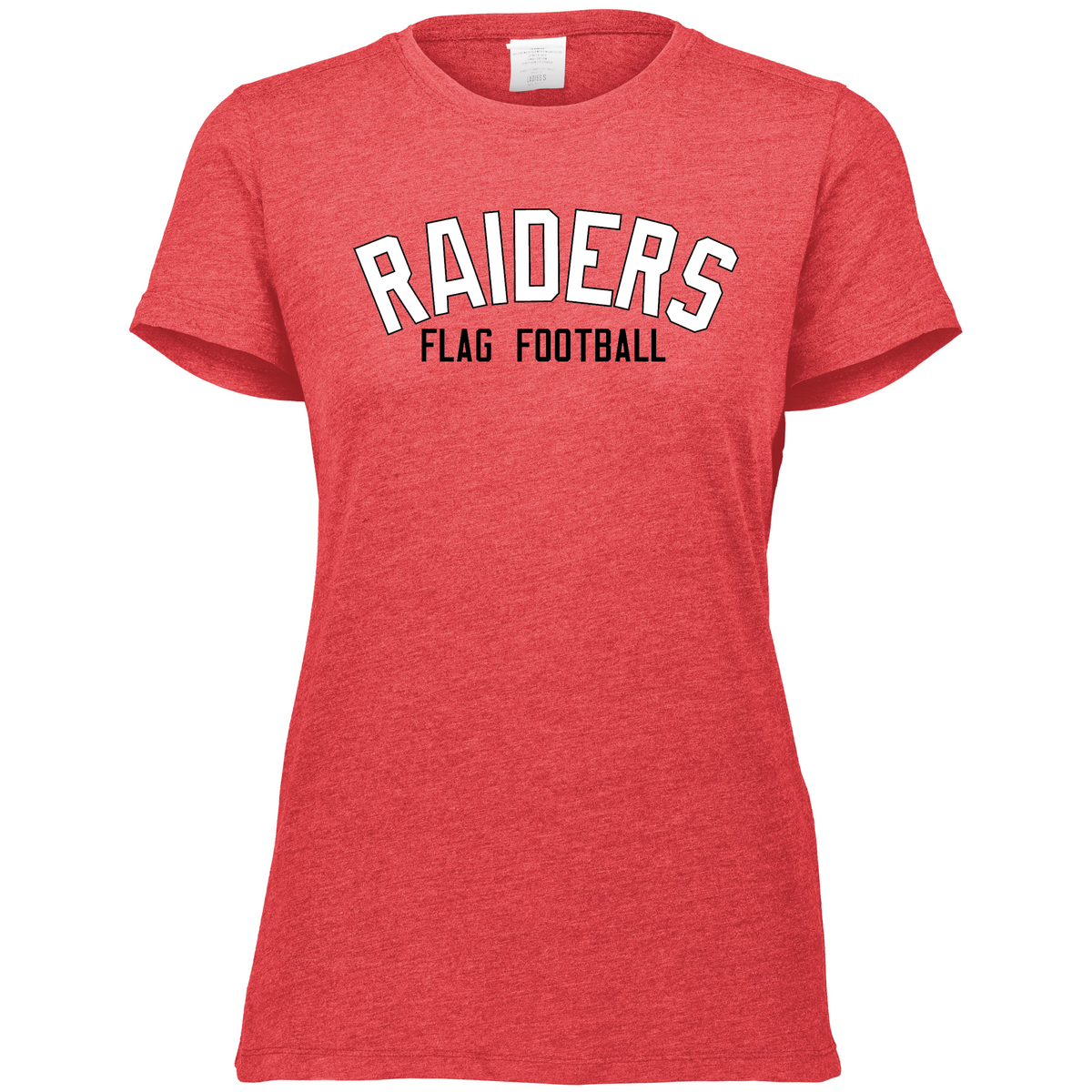 PM Raiders Flag Football Ladies Tri-Blend Tee