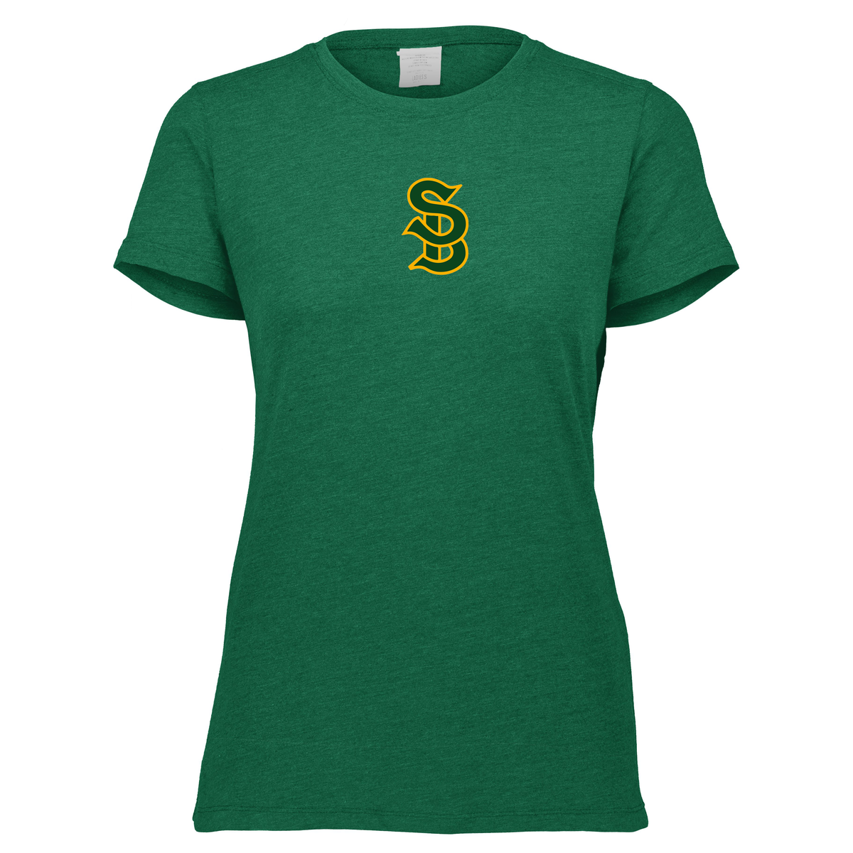 Santa Barbara HS Baseball Ladies Tri-Blend Tee