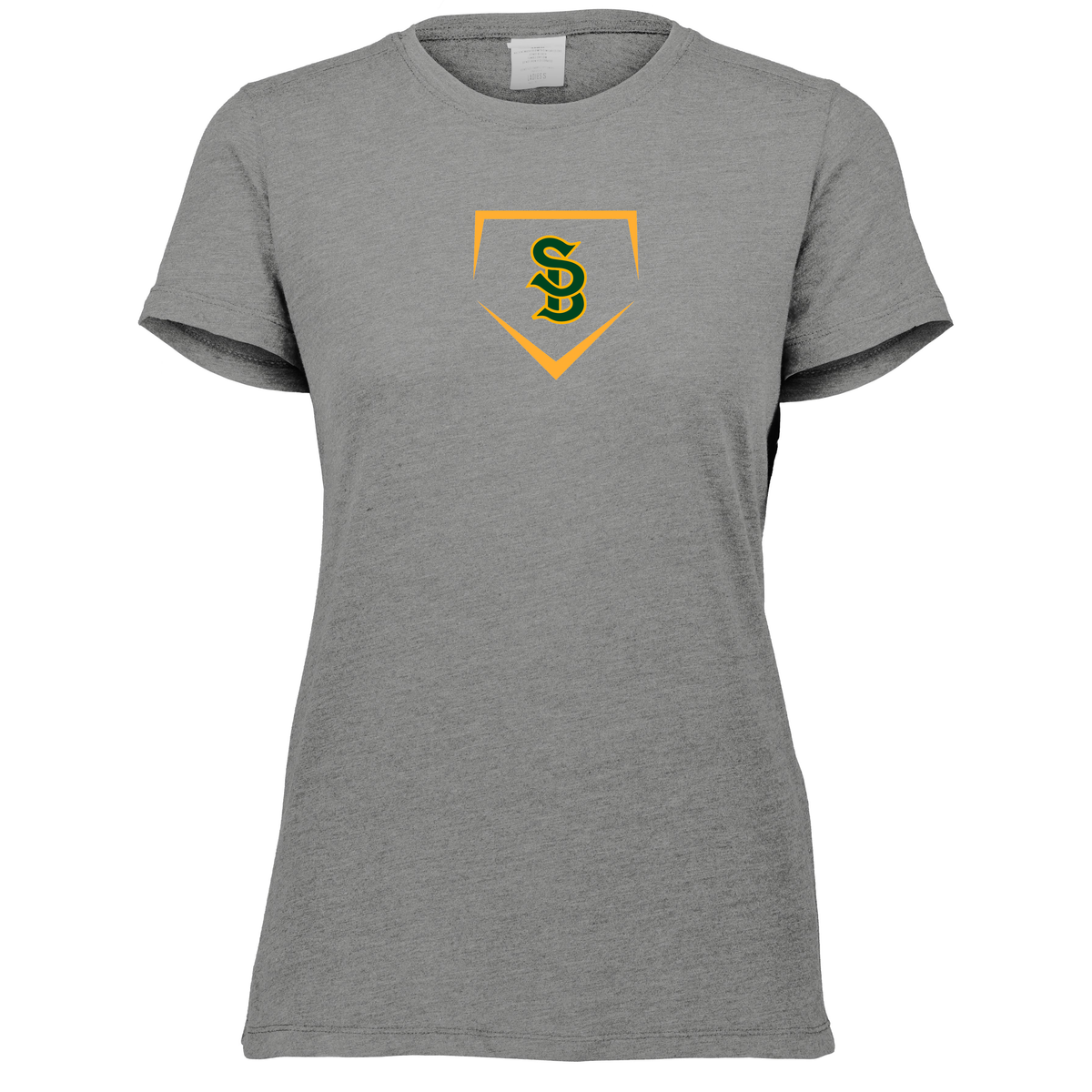 Santa Barbara HS Baseball Ladies Tri-Blend Tee