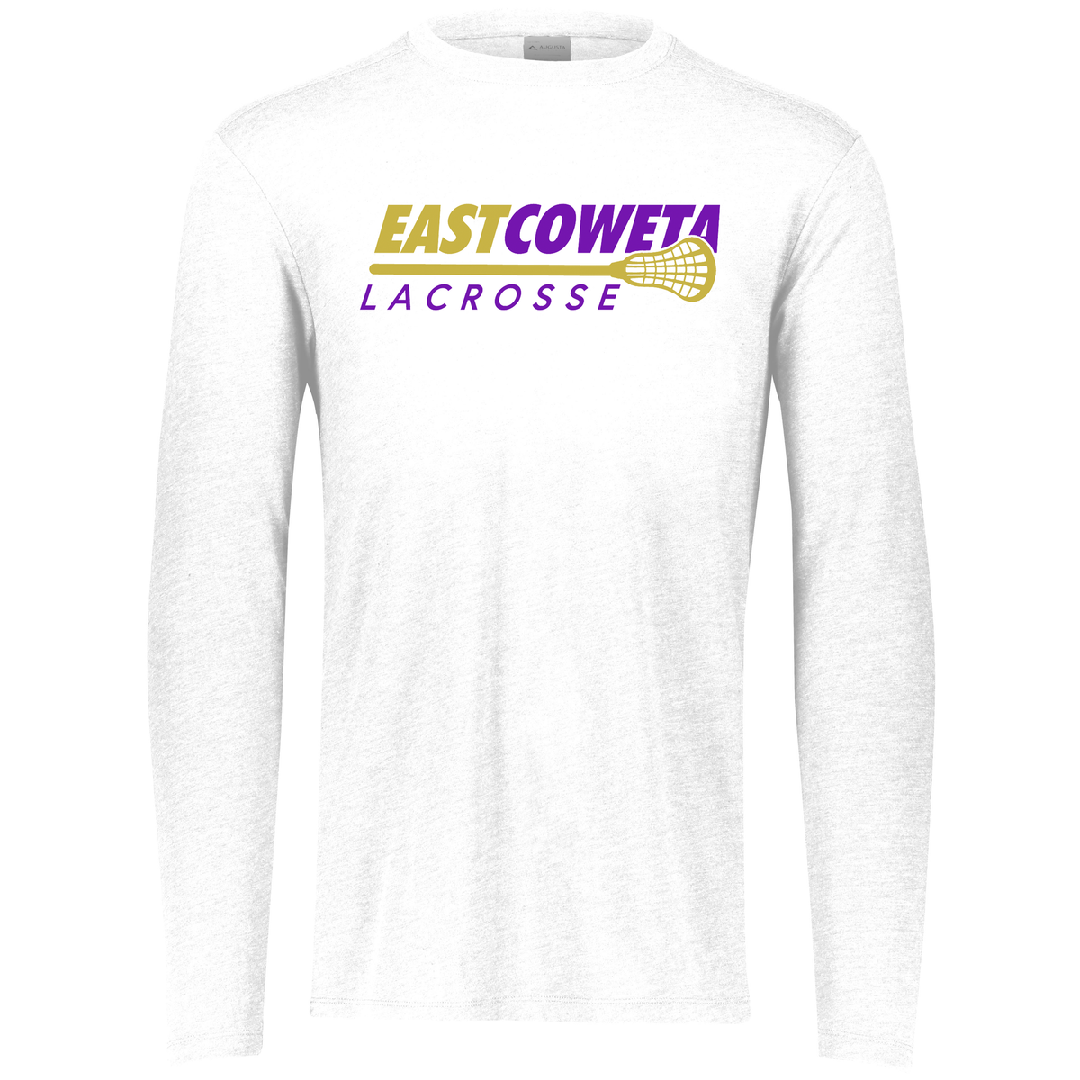 East Coweta Lacrosse Tri-Blend Long Sleeve Crew