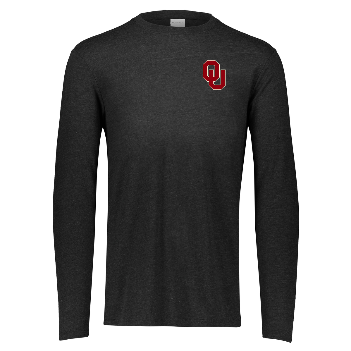 OU Club Baseball Tri-Blend Long Sleeve Crew