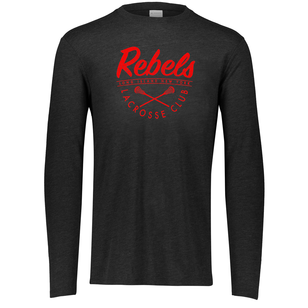 Rebels Lacrosse Tri-Blend Long Sleeve Crew