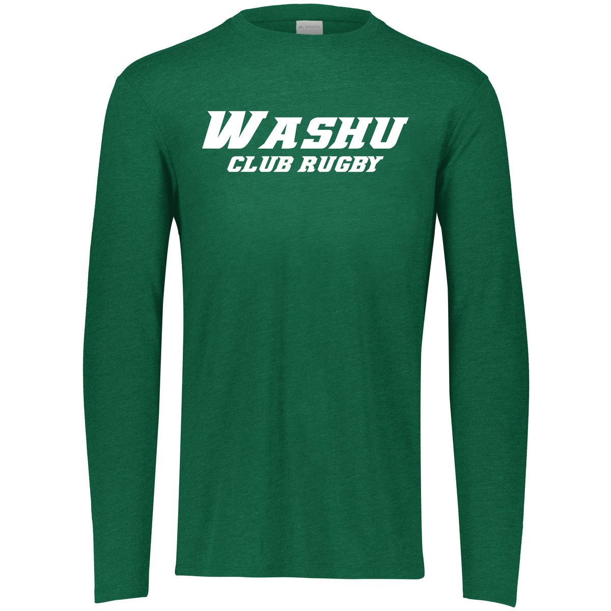 Washington U Club Rugby Tri-Blend Long Sleeve Crew