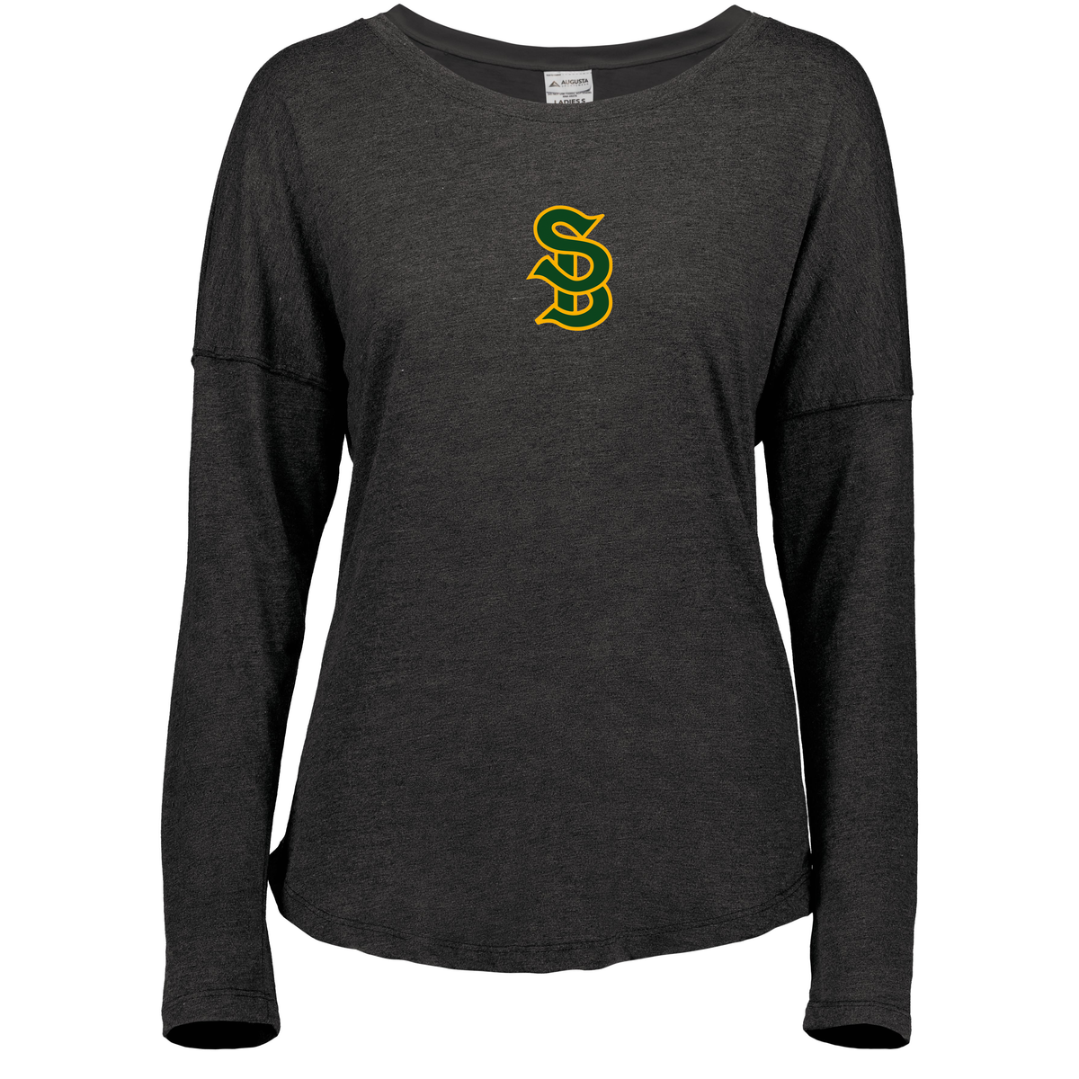 Santa Barbara HS Baseball Ladies Lux Tri-Blend Long Sleeve Tee