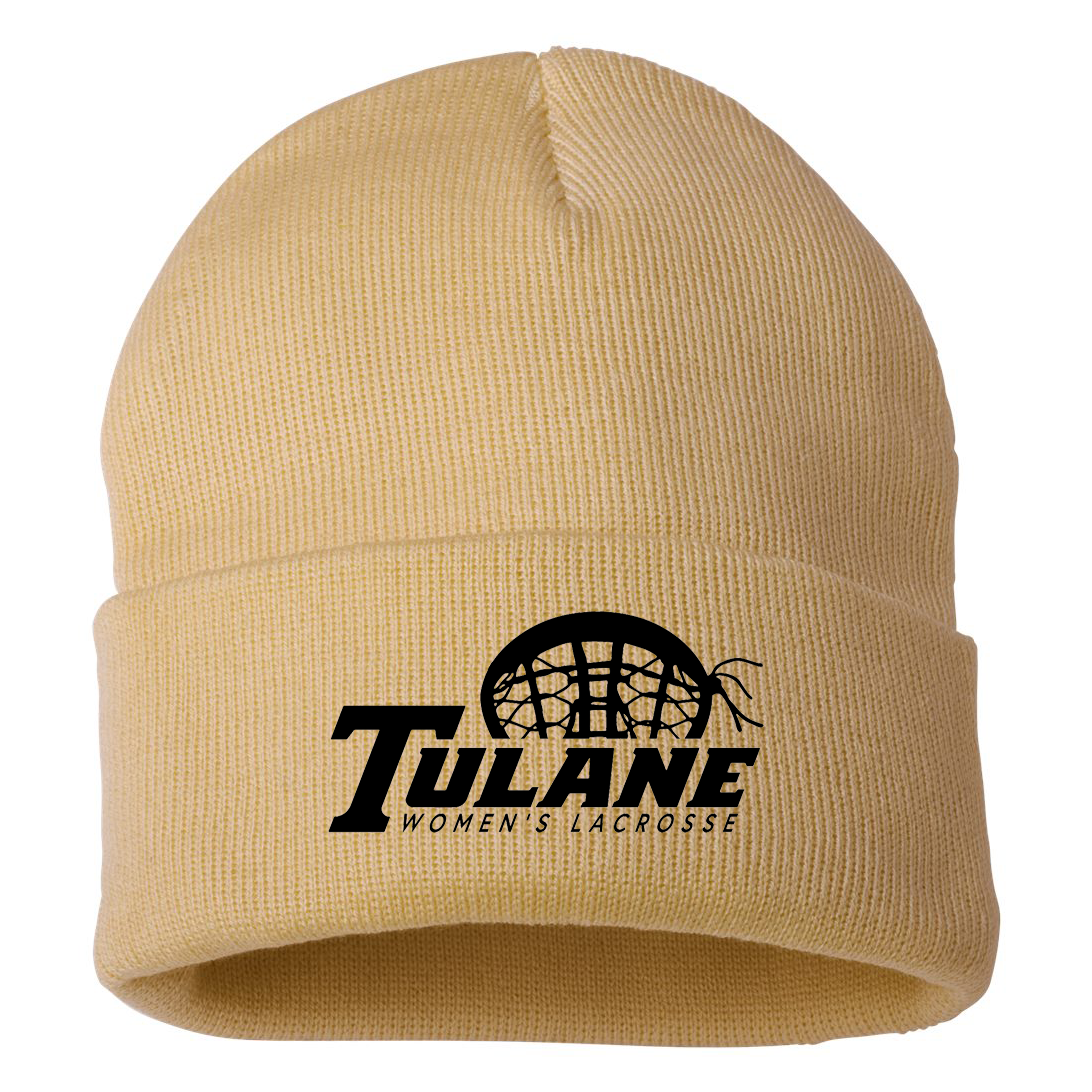 Tulane Women's Lacrosse Cuffed Beanie