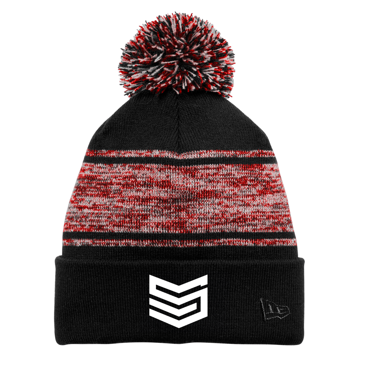 Stealth Lacrosse Club New Era Knit Chilled Pom Beanie