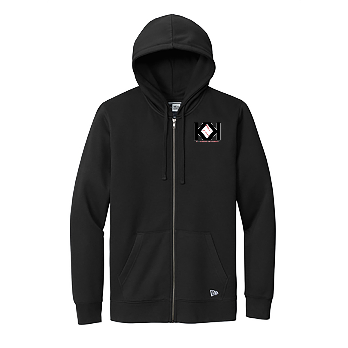 KK Pitching Development New Era Comeback Fleece Full-Zip Hoodie