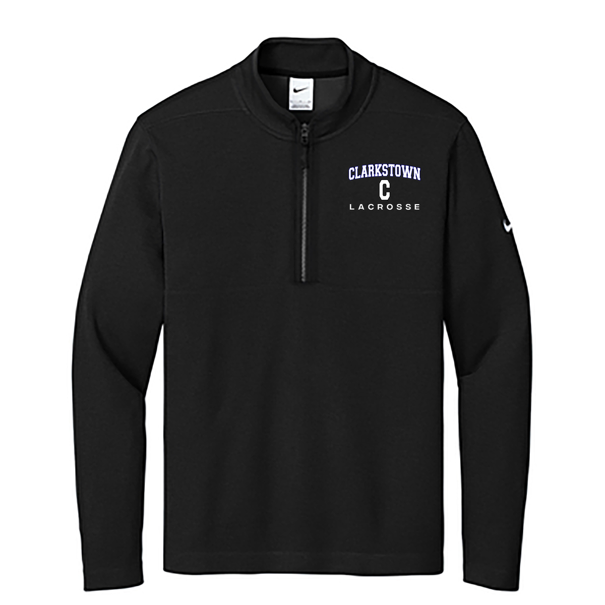 Clarkstown Lacrosse Nike Textured 1/2-Zip Cover-Up