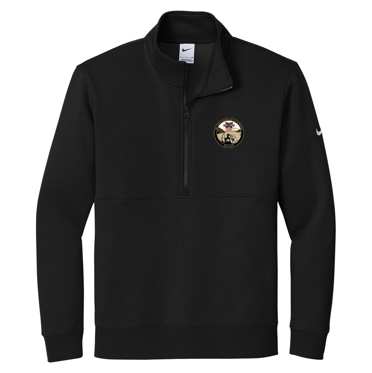 USMA Lieber Institute Nike Club Fleece 1/2-Zip - Patch Logo