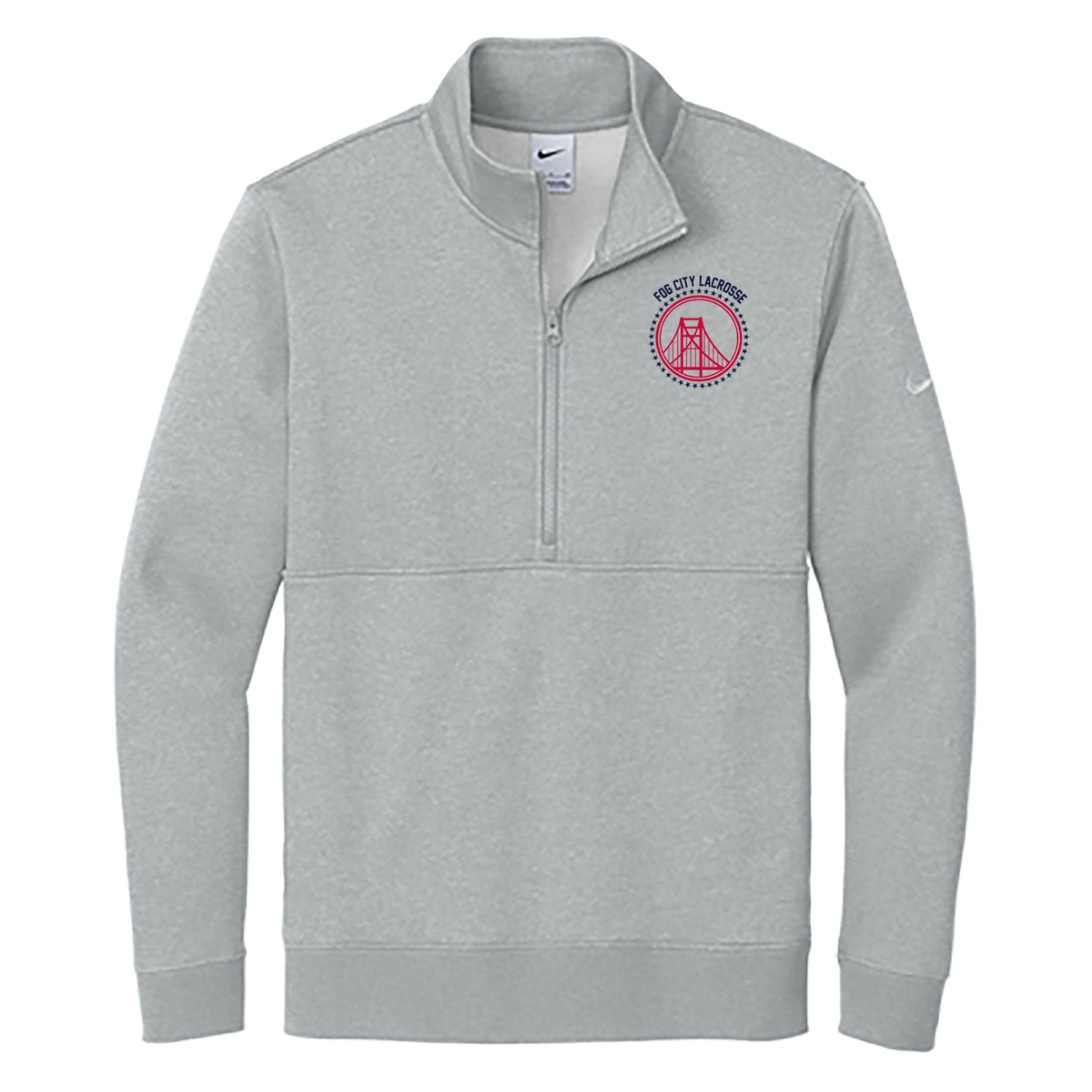 Fog City Girls Lacrosse Club Nike Club Fleece 1/2-Zip