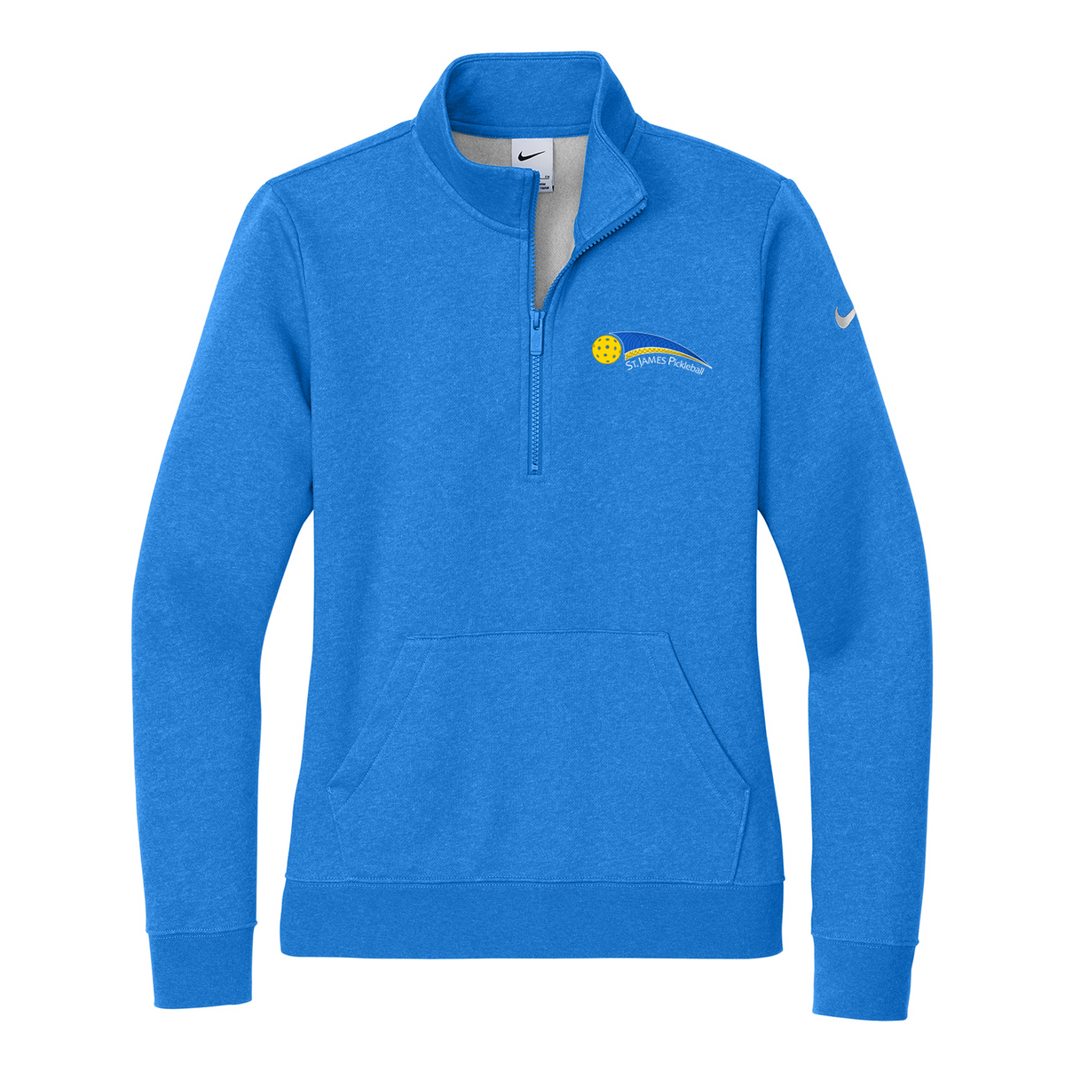 St. James Pickleball Association Nike Ladies Club Fleece 1/2 Zip