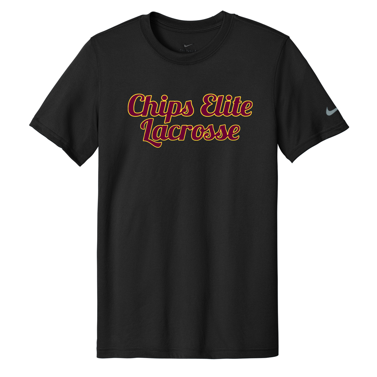 Chips Elite Lacrosse Nike Swoosh Sleeve rLegend Tee