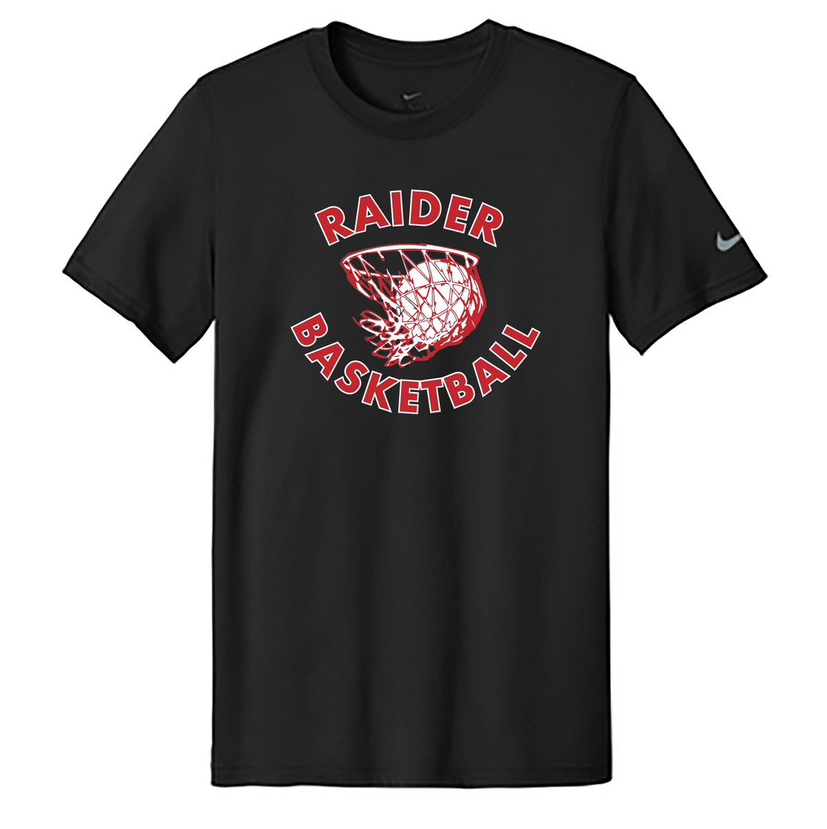 Raider Basketball Nike Swoosh Sleeve rLegend Tee