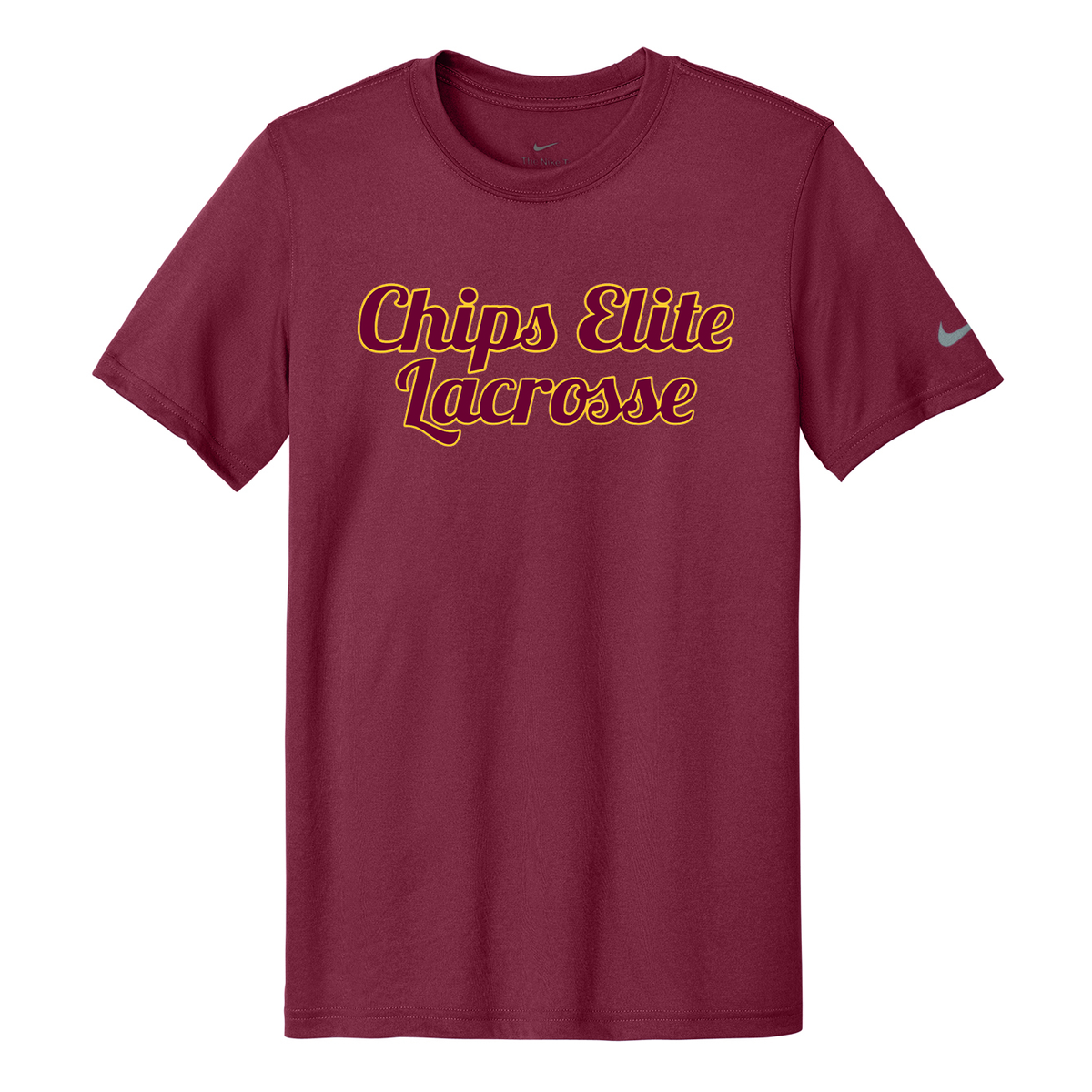 Chips Elite Lacrosse Nike Swoosh Sleeve rLegend Tee