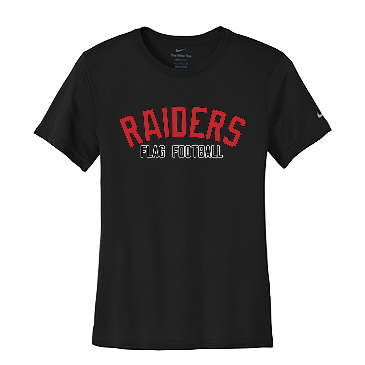 PM Raiders Flag Football Nike Ladies Swoosh Sleeve rLegend Tee