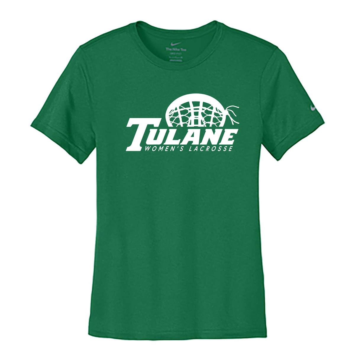 Tulane Women's Lacrosse Nike Ladies Swoosh Sleeve rLegend Tee