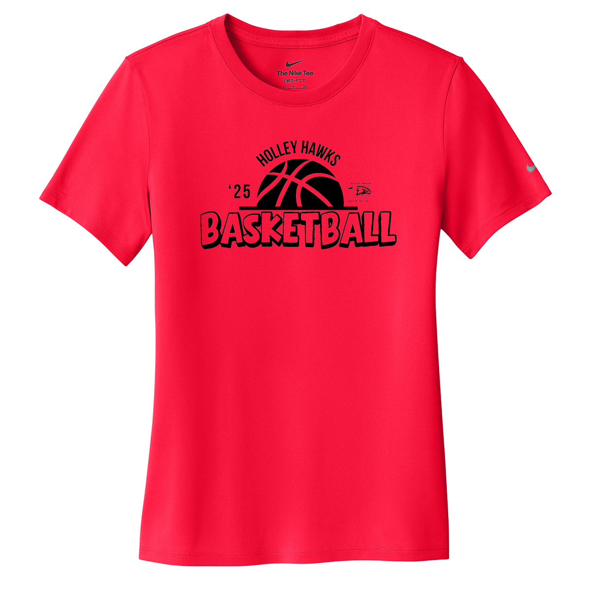 Holley Central School Girls Basketball Nike Ladies Swoosh Sleeve rLegend Tee