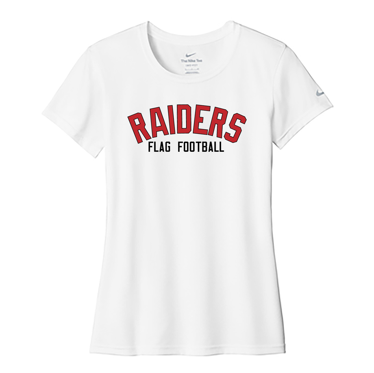 PM Raiders Flag Football Nike Ladies Swoosh Sleeve rLegend Tee