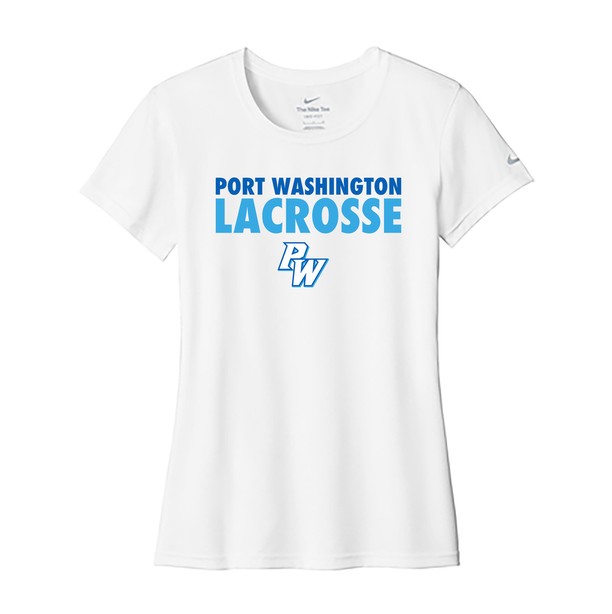 Port Washington Girls Lacrosse Nike Ladies Swoosh Sleeve rLegend Tee