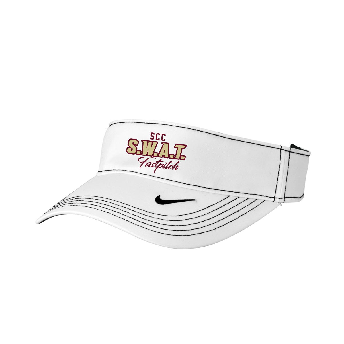 SCC S.W.A.T. Fastpitch Dri Fit Swoosh Visor