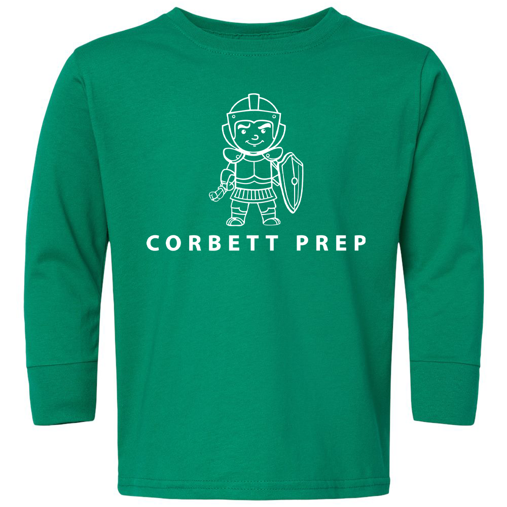 Corbett Prep Toddler Fine Jersey Long Sleeve Tee