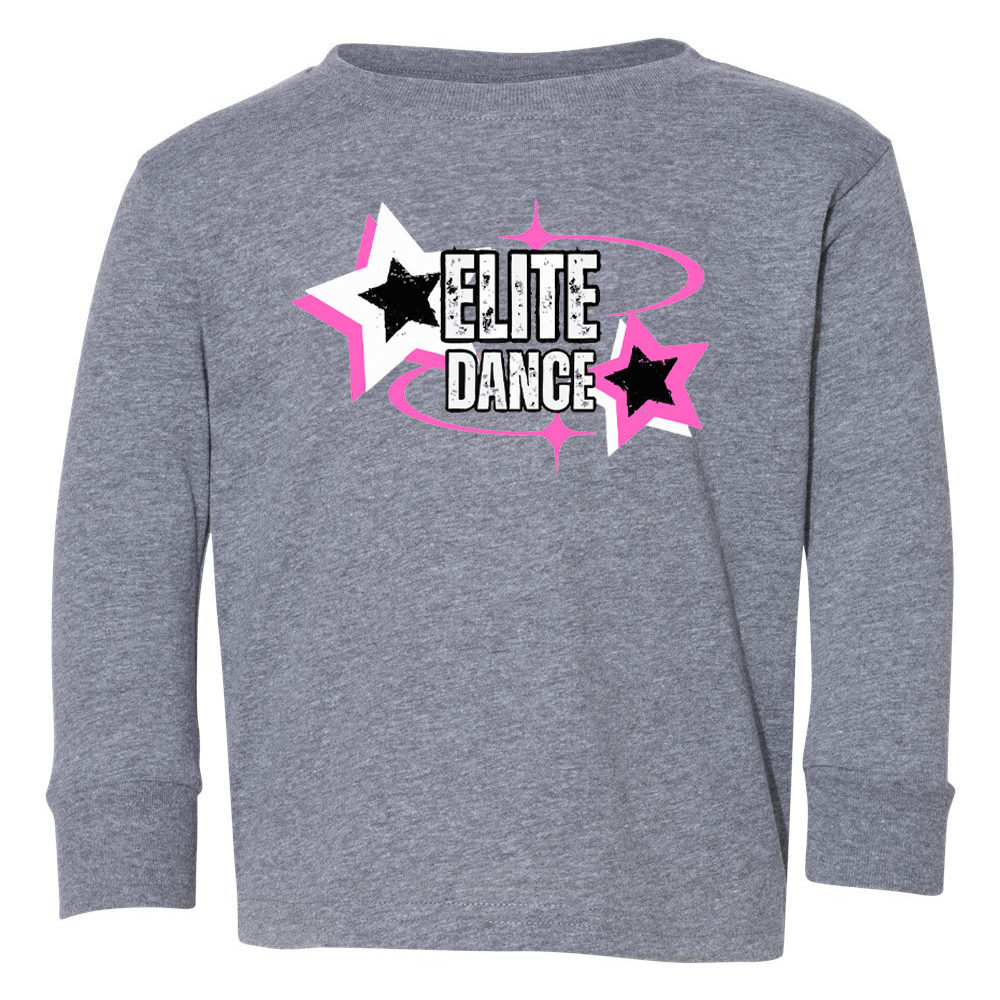 Elite Dance Studio Toddler Fine Jersey Long Sleeve Tee - TODDLER