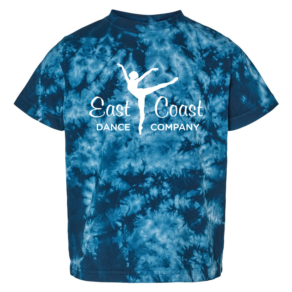 East Coast Dance Company Toddler Crystal Tie-Dyed T-Shirt